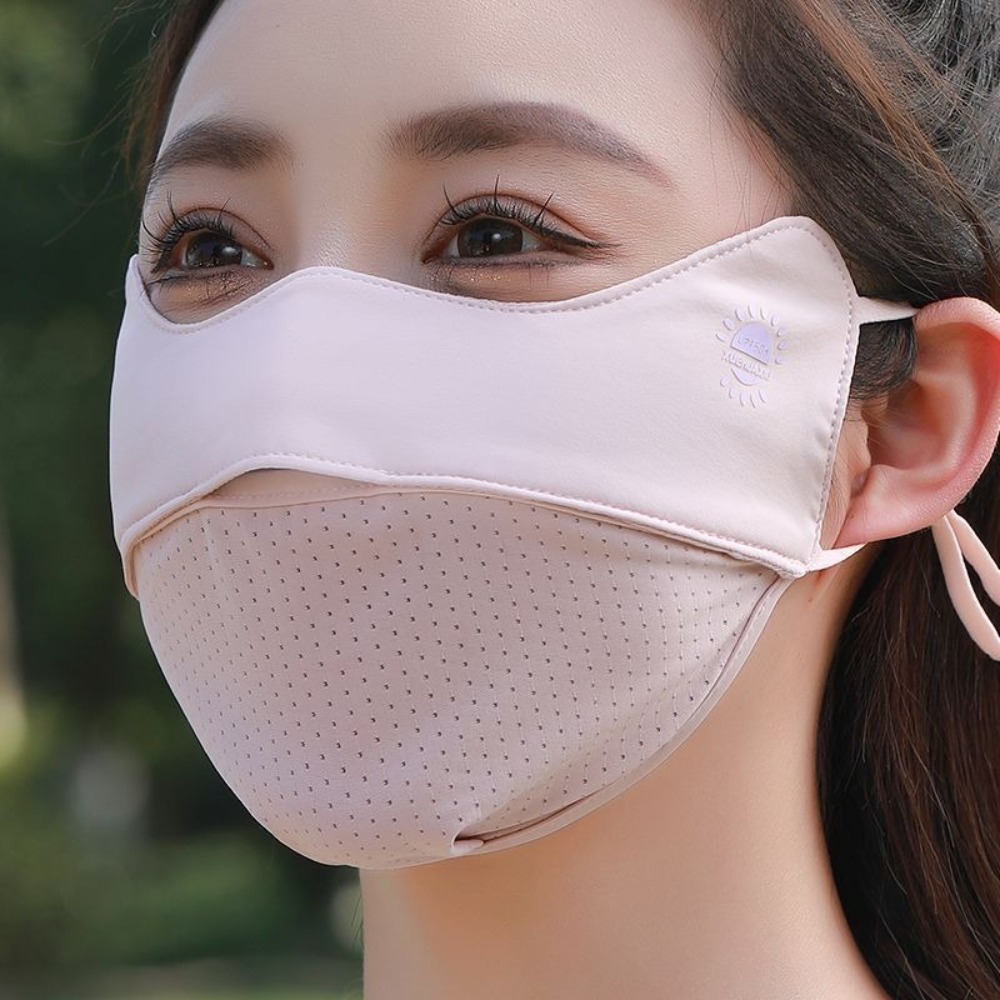 Cloth Face Mask Washable - Nouveau masque respirant en soie glacée