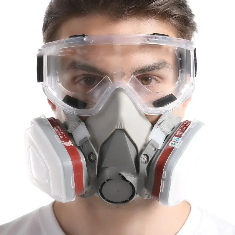 Dust Mask Construction - Masque à gaz demi-visage réutilisable avec