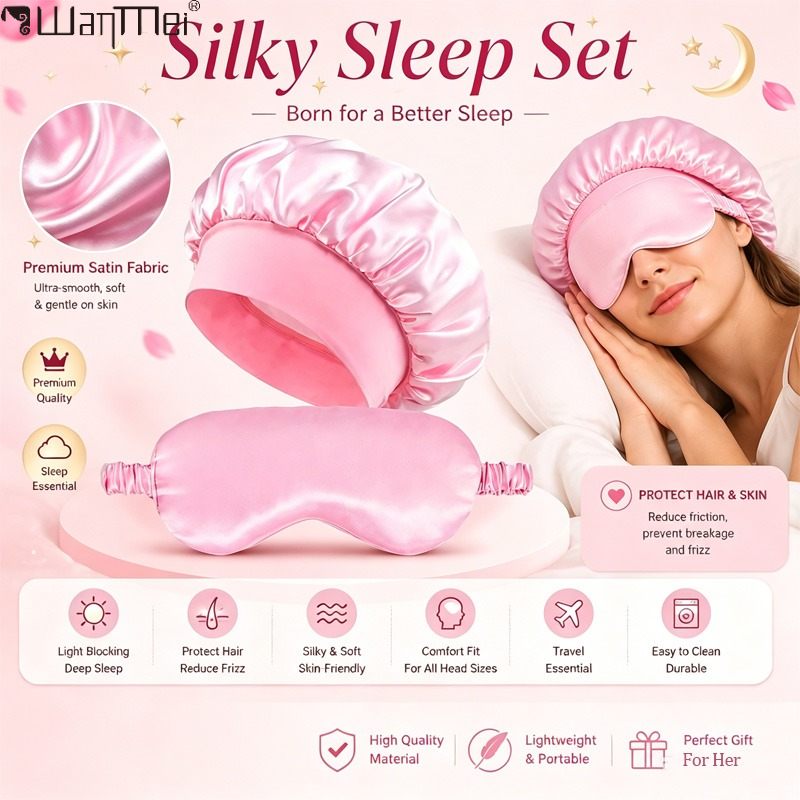 Mask Lanyard Adjustable - ﻿ Ensemble bonnet de nuit en