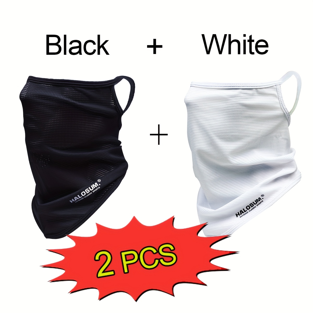 Kids Face Mask - 1/2 pièces Masque facial en soie