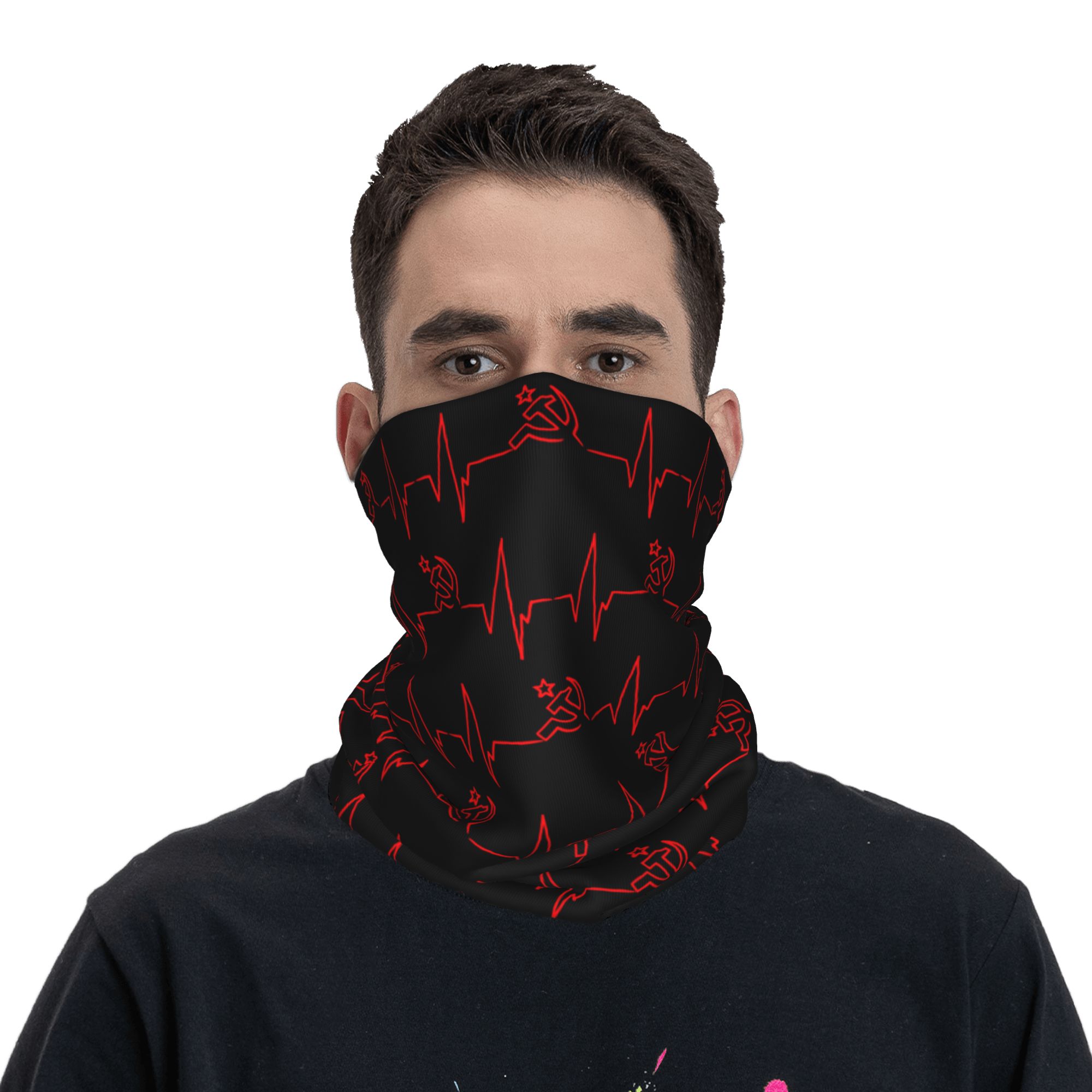 Personnalisé battement de coeu - Neck Gaiter Face Cover avis et prix