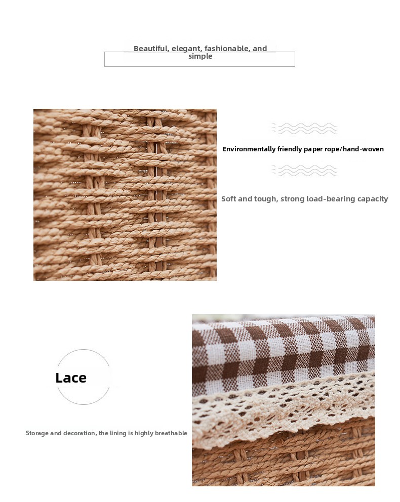 Panier de rangement en rotin t - Face Mask Storage Box avis et prix