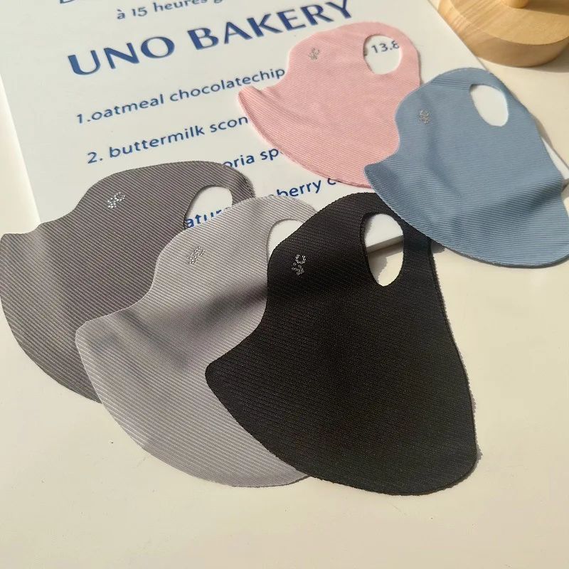 Masque en soie glacée filetée  - Cloth Face Mask Washable avis et prix