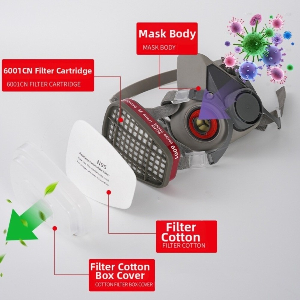 Réutilisable ‌ Demi-masque res - Respirator Half Face avis et prix