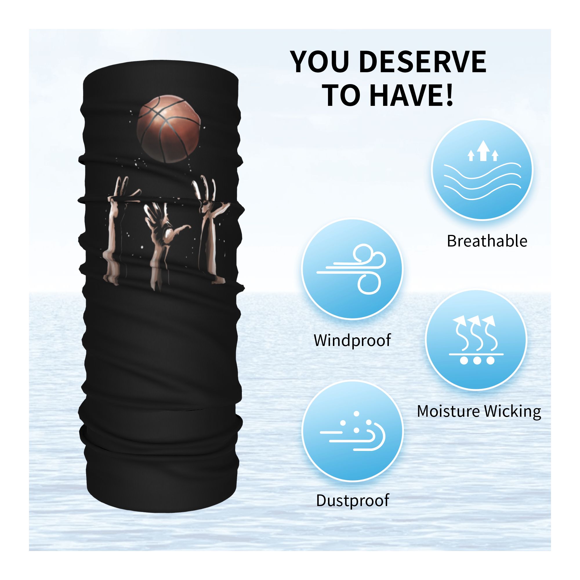 Cache-cou multifonctionnel per - Neck Gaiter Face Cover avis et prix