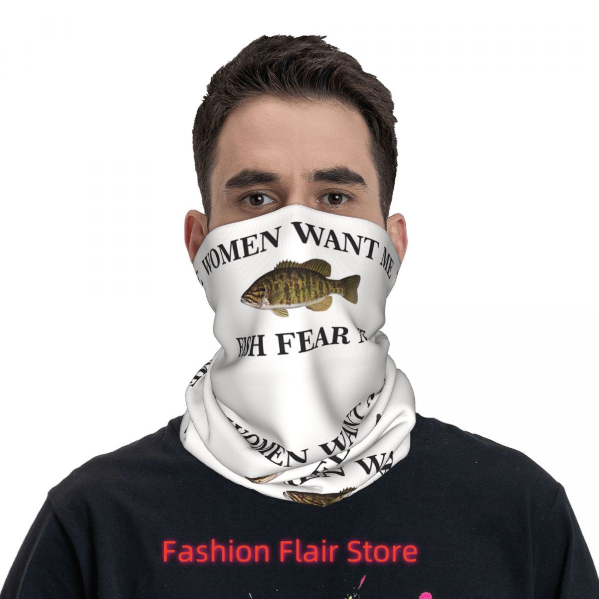 Cache-cou en forme de poisson  - Neck Gaiter Face Cover avis et prix