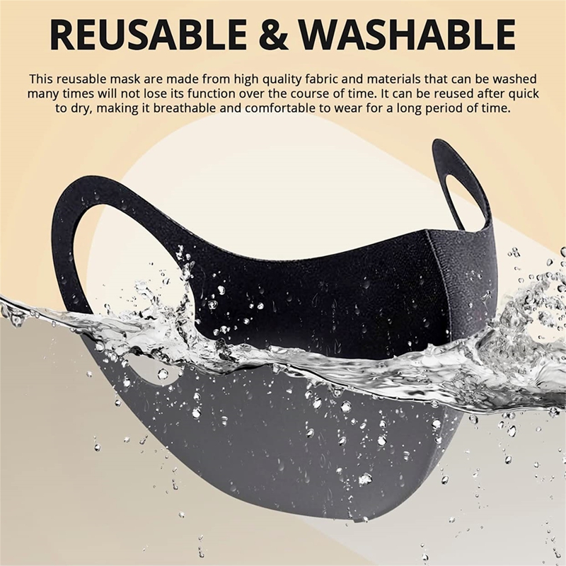 5/10 PIÈCES Mode Solide Earloo - Cloth Face Mask Washable avis et prix