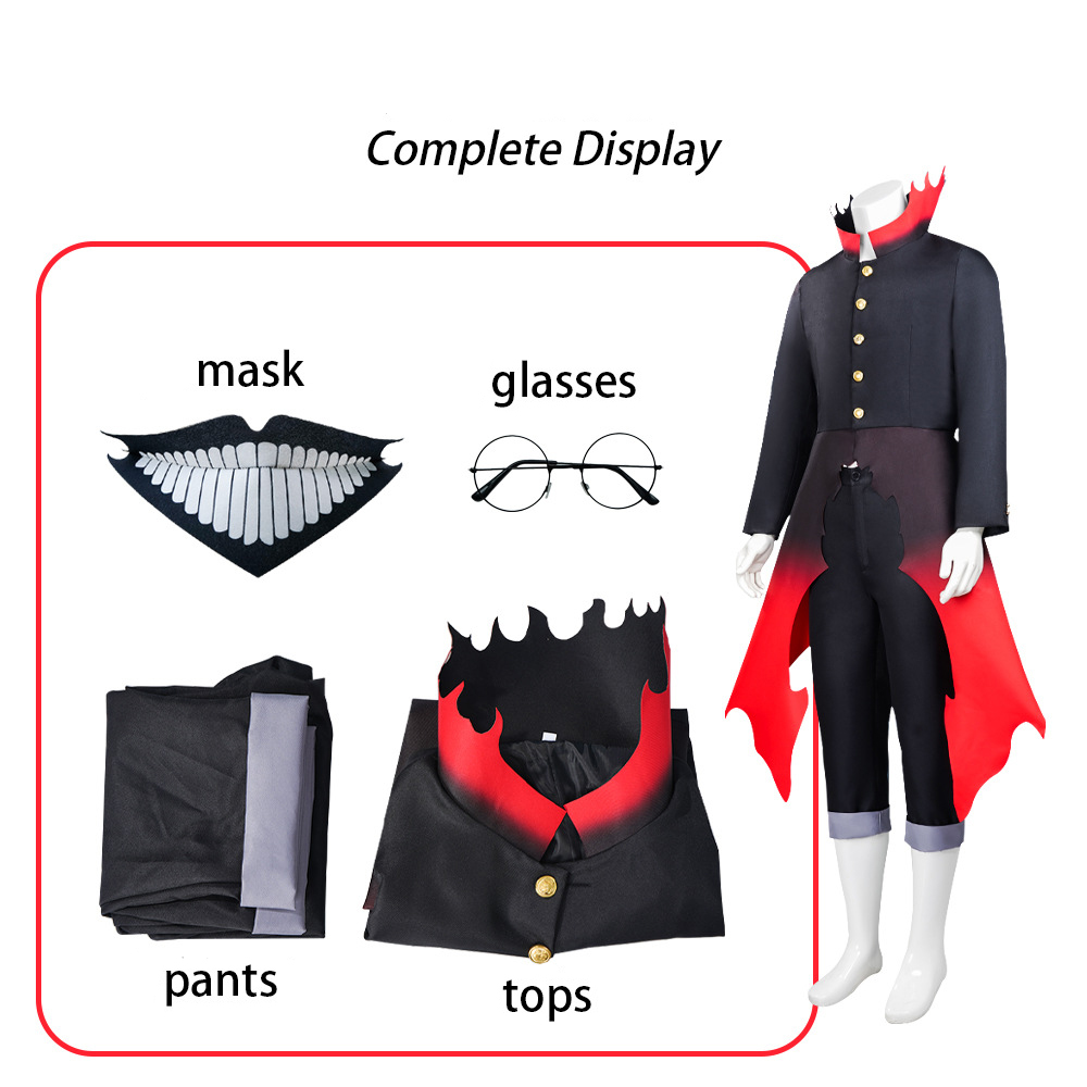 Anime Dandadan Okarun Cosplay  - Black Face Mask Pack avis et prix