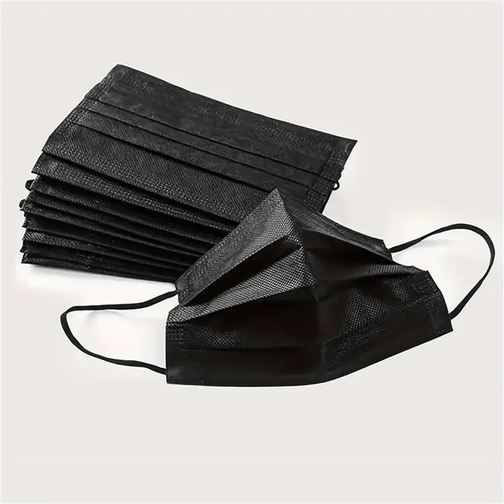 Masques faciaux jetables noirs - Black Face Mask Pack avis et prix